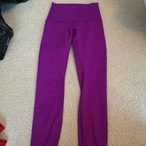 Lululemon purple leggings size 4-6